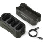 Tilta Station de Recharge Portable pour DMW-BLK22 (4 Canaux) Vert