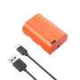Smallrig 5407 Batterie d’appareil photo pour Canon LP-E6P (orange)