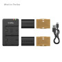 Smallrig 5408 Kit batterie et chargeur pour Canon LP-E6P