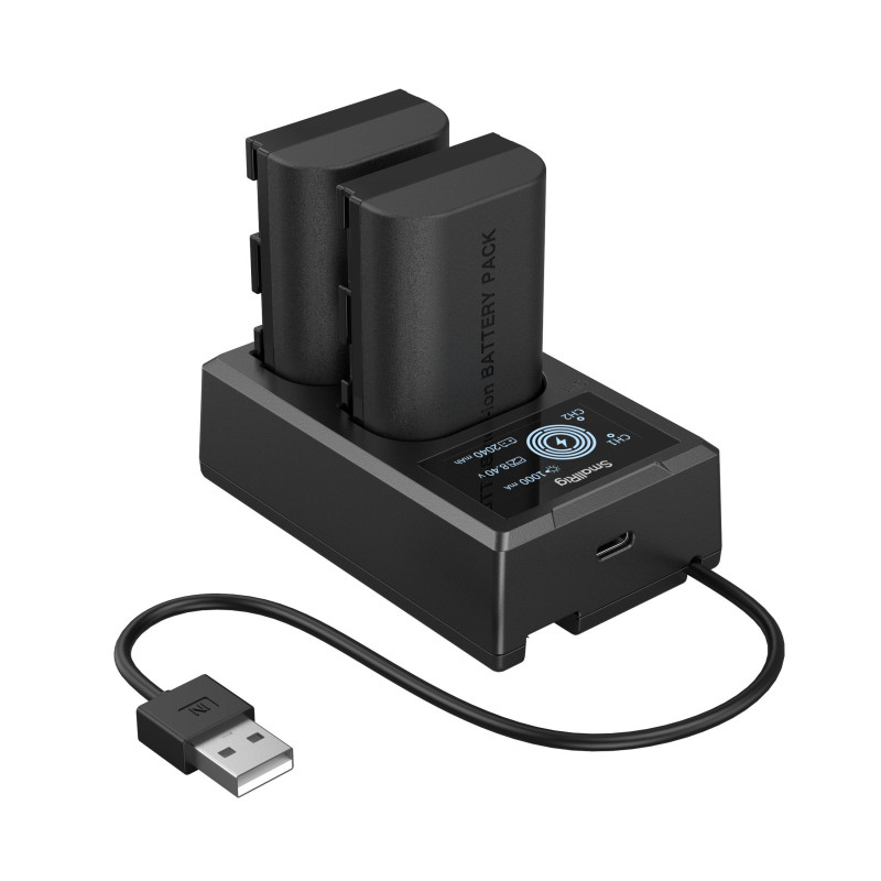 Smallrig Kit batterie et chargeur d’appareil photo pour Canon LP-E6P