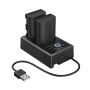 Smallrig Kit batterie et chargeur d’appareil photo pour Canon LP-E6P