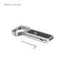 Smallrig Plaque de base avec fente Airtag pour Alpha 7CII/7CR Argent