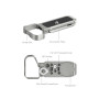 Smallrig Plaque de base avec fente Airtag pour Alpha 7CII/7CR Argent