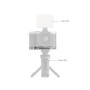 Smallrig Plaque de base avec fente Airtag pour Alpha 7CII/7CR Argent