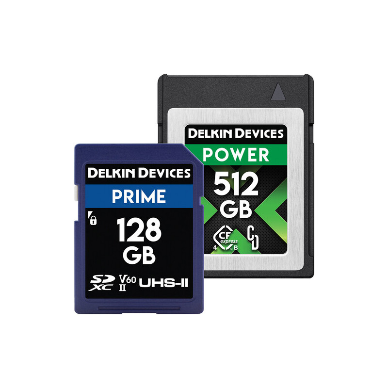 Delkin POWER CFexpress™ Type A + B Memory Card Bundles 512GB