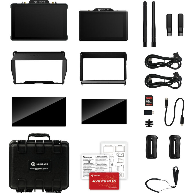 Hollyland Kit de moniteurs HF PYRO5 (5.5")+ PYRO7 (7")