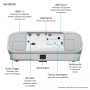 Epson Projecteur Tri LCD 4K 3840x2160 3000 lms