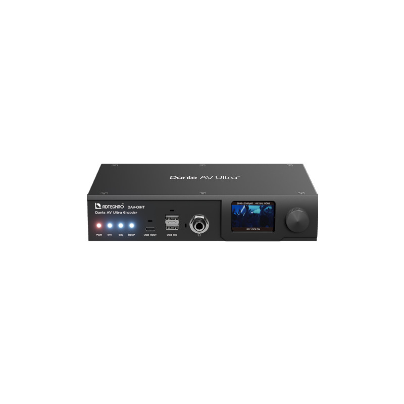 AD Techno Encodeur HDMI 2.0 4K60 4:4:4 HDR10 vers DANTE AV