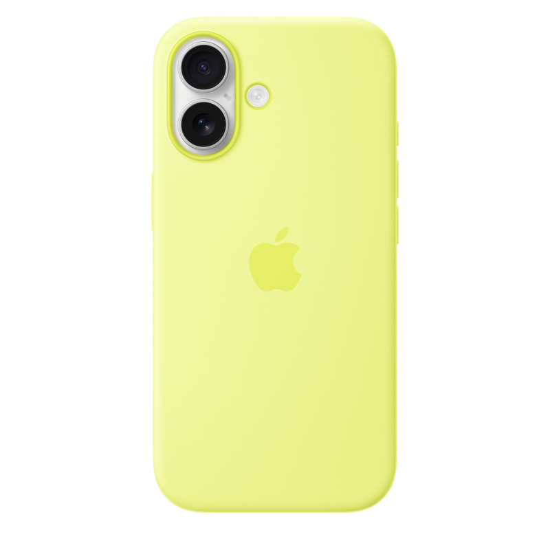 Apple Coque en silicone avec MagSafe pour iPhone 17 Jaune