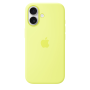 Apple Coque en silicone avec MagSafe pour iPhone 17 Jaune