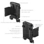 SmallRig Kit de plaque de batterie V-Mount pour tiges LWS de 15 mm