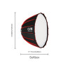 GVM Softbox parabolique 23.6" - Monture Bowens