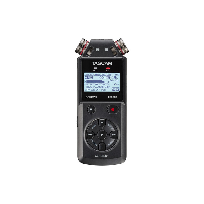 Tascam DR-05XP Enregistreur numérique - 2 micros - 32 bits - USB-C