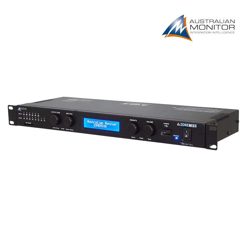 Austrian Monitor Matrice audio 8 zones avec DSP - RS232