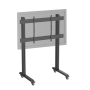 Kimex Support TV sur pieds 70''-120'' à roulettes noir