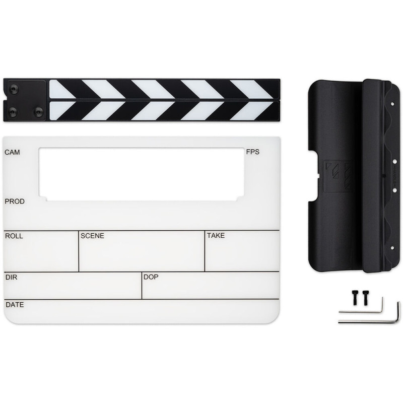 Tentacle Panneau ardoise et barres de clap FILMSTICKS pour TIMEBAR