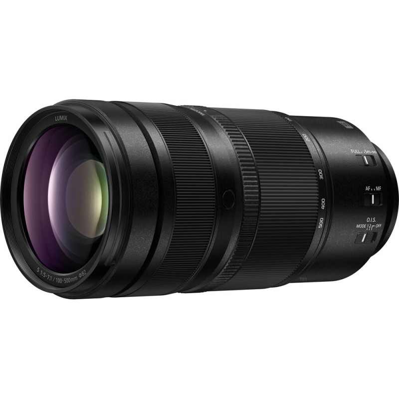 Panasonic Téléobjectif Lumix S 100-500 mm F5-7.1 O.I.S Monture L