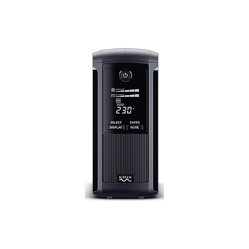 NITRAM Onduleur Tour ELITE VALUE PLUS 1000 - 1000VA 550W - FRx4 