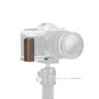 SmallRig Plaque en L avec poignée en bois pour OM SYSTEM OM-3