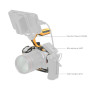 SmallRig Kit cage Mamba noire pour EOS R5 Mark II (BumbleBee)