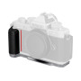 SmallRig Plaque en L avec poignée en silicone pour Nikon Z f (Argent)