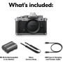 Nikon ZF Hybride plein format Silver (Boitier nu)