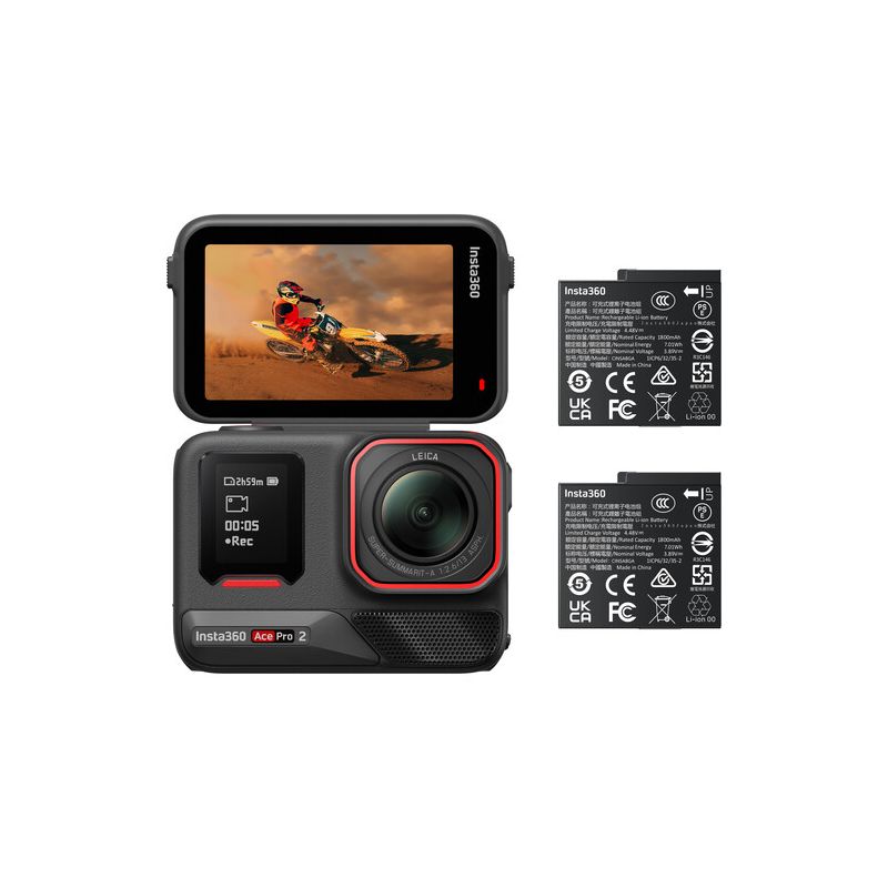 Insta360 Ace Pro 2 Double Batterie Bundle