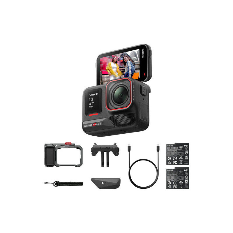 Insta360 Ace Pro 2 Dual Battery Xplorer Bundle (gris foncé)