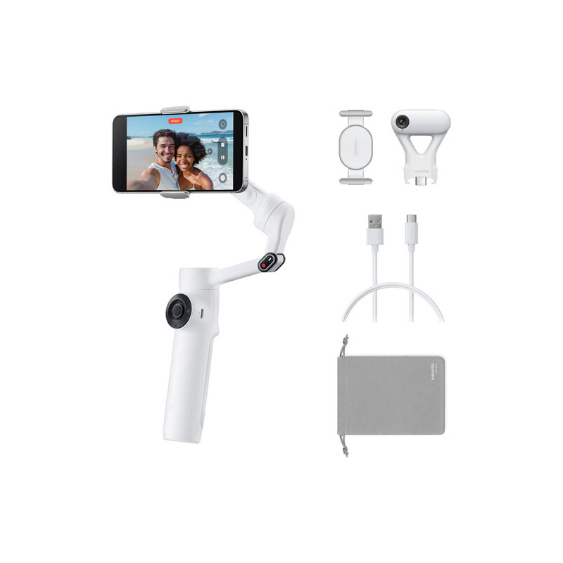 Insta360 Ensemble de trackers Flow 2 AI / Summit White