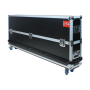 Kimex Totem vidéo 43" FULL HD 500 cd 24h/7j Indoor Tactile+Flightcase