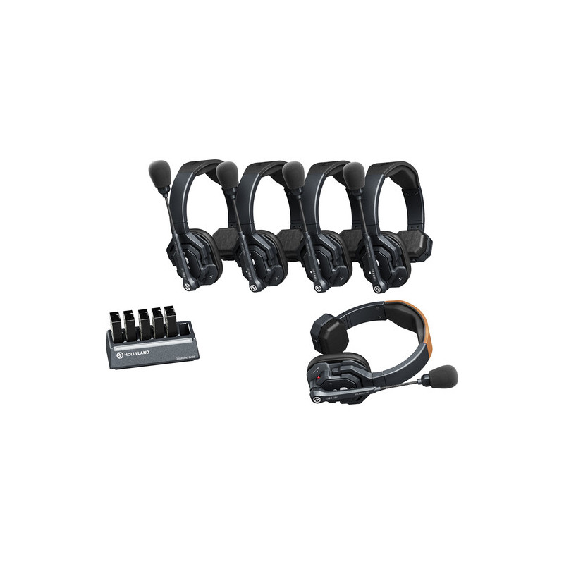 Hollyland Solidcom SE Système intercom sans fil full-duplex 5 casques