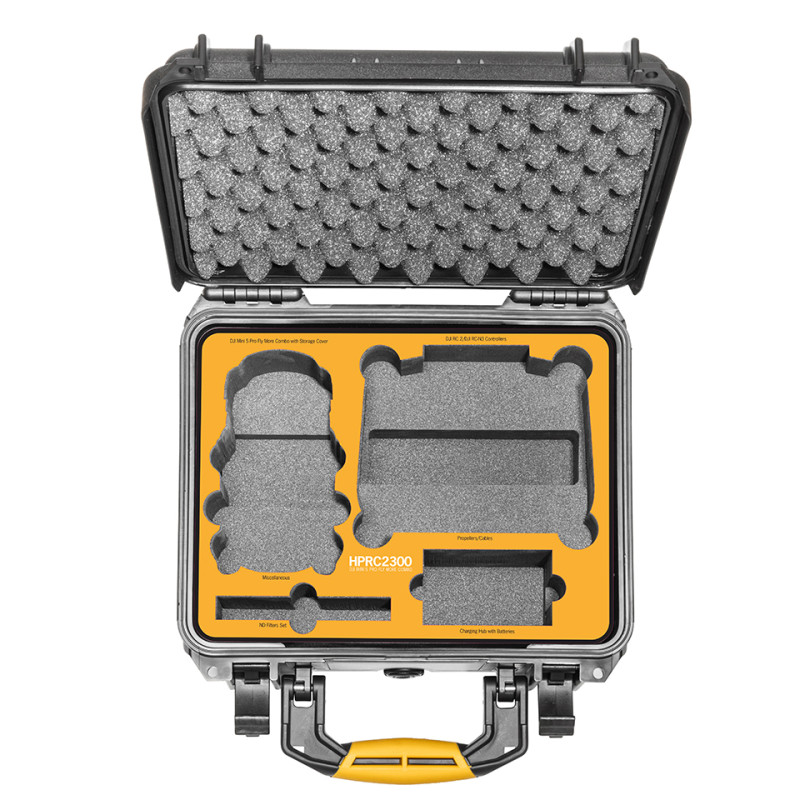 HPRC Valise type 2300 avec mousse pour DJI Mini 5 Pro Fly More Combo