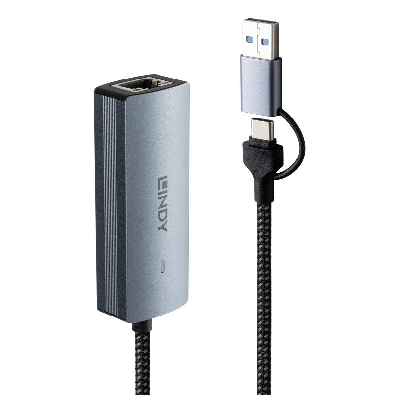 Lindy Convertisseur USB 3.2 Gen 1 vers Ethernet 5G