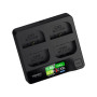 Accsoon Chargeur rapide TopRig 100W 4 baies LP-E6
