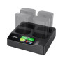 Accsoon Chargeur rapide TopRig 100W 4 baies LP-E6