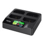 Accsoon Chargeur rapide TopRig 100W 4 baies LP-E6