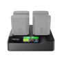 Accsoon Chargeur rapide TopRig 100W 4 baies NP-FZ100