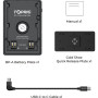 Accsoon Plaque de batterie TopRig BP-A