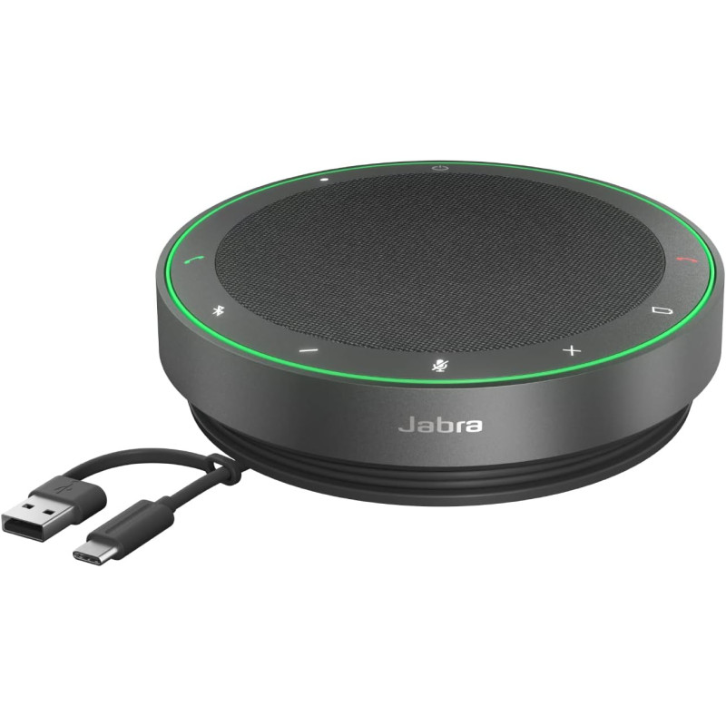 Jabra Speak2 75 Enceinte Bluetooth USB-C 4 micros antibruit Haut-Parl