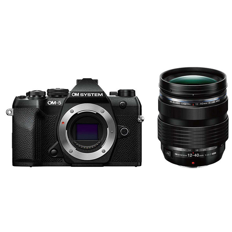 OM System Boitier OM-5 MARK II + objectif 12-40/2.8 PRO II Noir