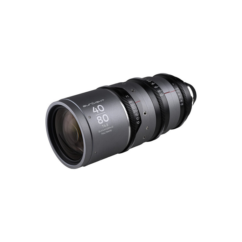 Laowa Sunlight 40-80mm T4.5 2x FF Zoom Anamorphique PL (Argent)