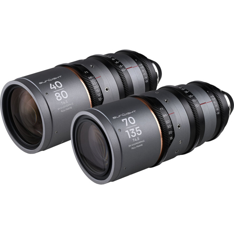 Laowa Sunlight 2X Anamorphic Zoom Bundle PL (40-80, 70-135mm) ambre