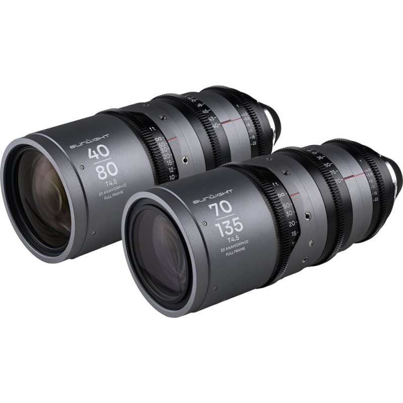 Laowa Sunlight 2X Anamorphic Zoom Bundle PL (40-80, 70-135mm) Clair
