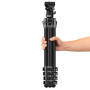 SmallRig 5477 Trépied vidéo portable en fibre de carbone AP255Pro