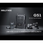 Hollyvox G51 Combiné micro/casque 1 oreille avec ENC