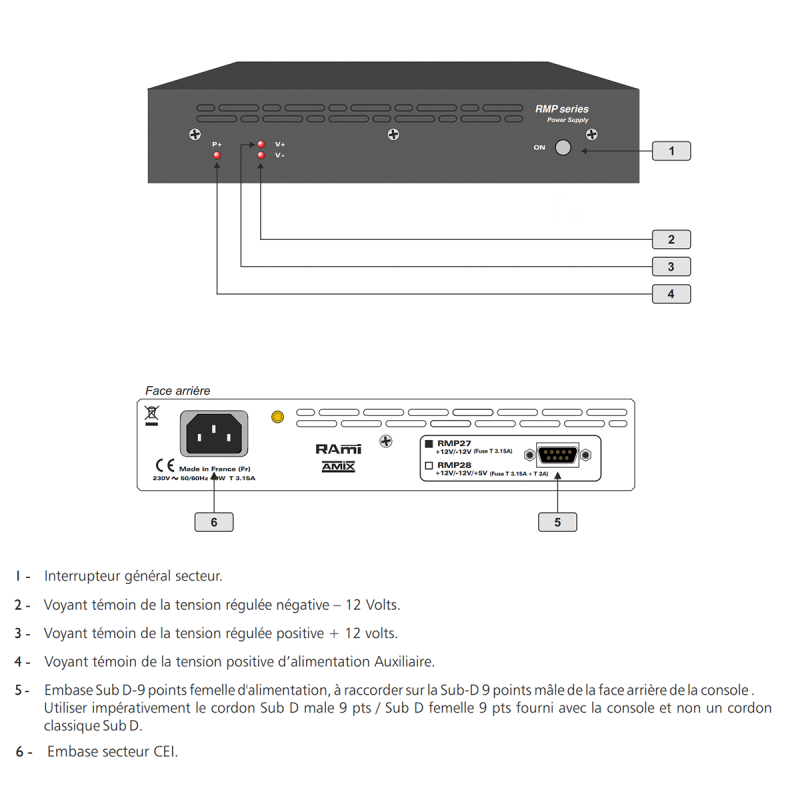 Rami Alimentation externe