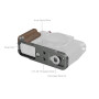SmallRig Plaque L poignée bois pour X-T30 / X-T30 II / X-T30III Gris