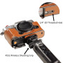 SmallRig Kit demi-étui cuir pour X-T30 / X-T30II / X-T30III (marron)