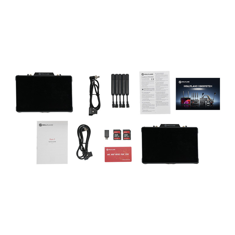 Hollyland Kit de 2 moniteurs PYRO 7 + Accessoires