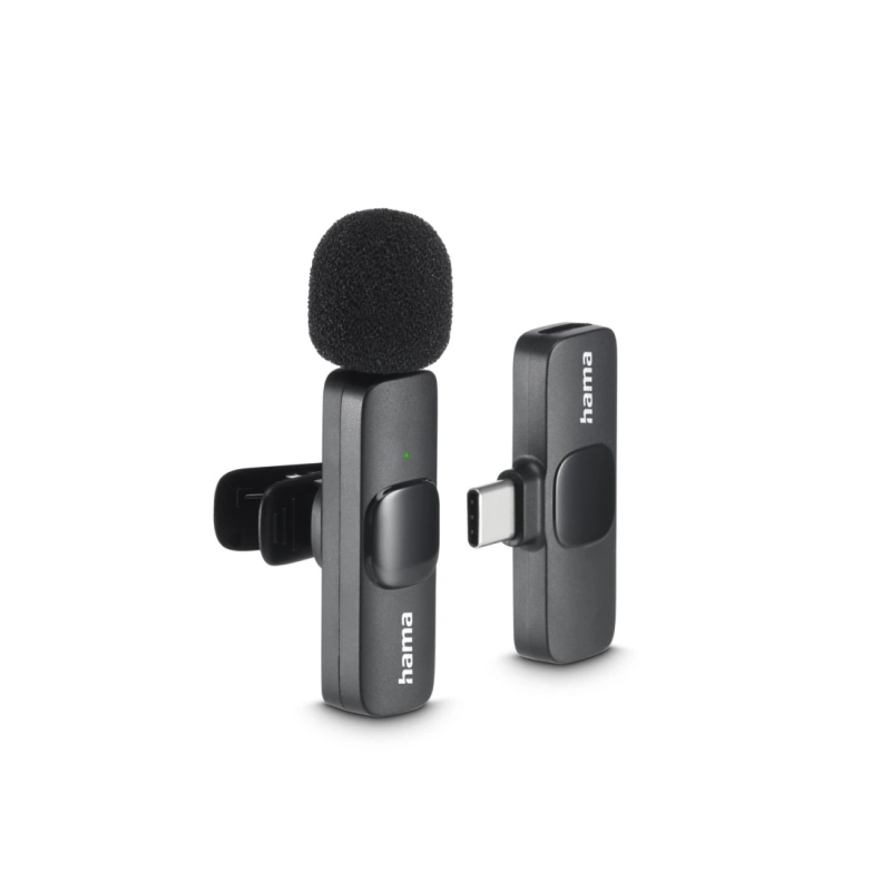 Hama Micro-cravate "Smart Wireless", micro bouton ss fil pour tél